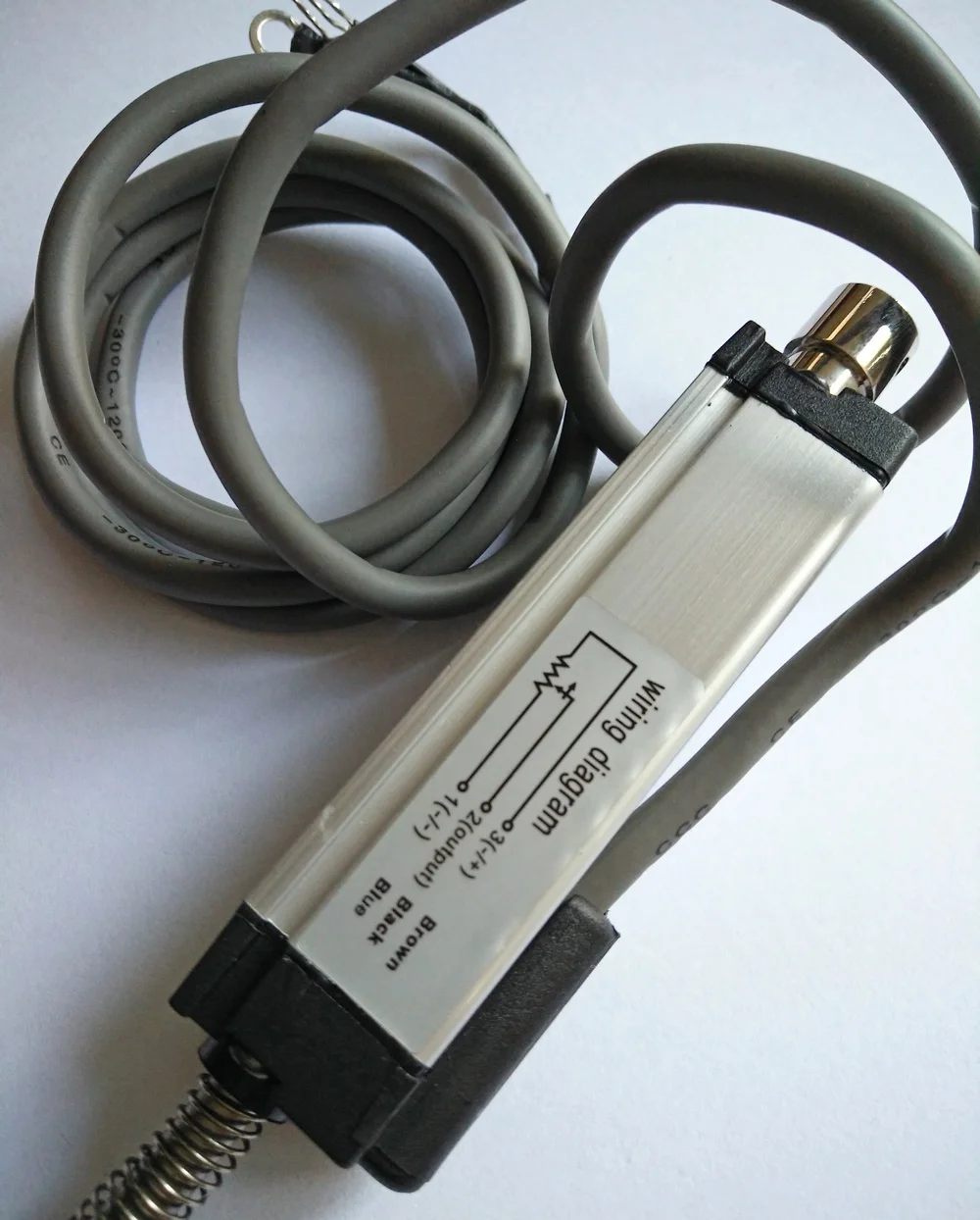 Sensor de Deslocamento Potenciômetro para a Máquina de Moldagem por Injeção Linear Mini Régua Eletrônica 25mm Posição Transdutor Ktr - Image 4