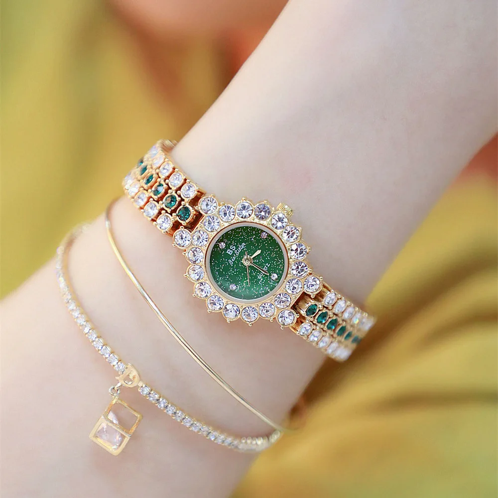 green diamond bracelet