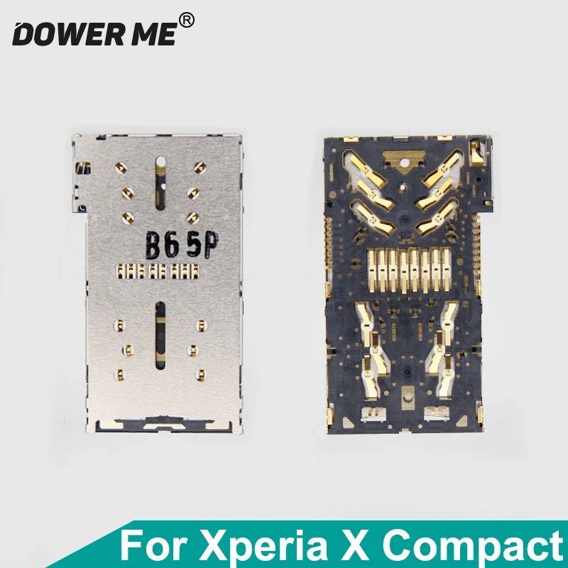 Держатель для карт Micro Sd и SIM Sony Xperia X Compact XC F5321|sim card reader holder|card slotsim slot |