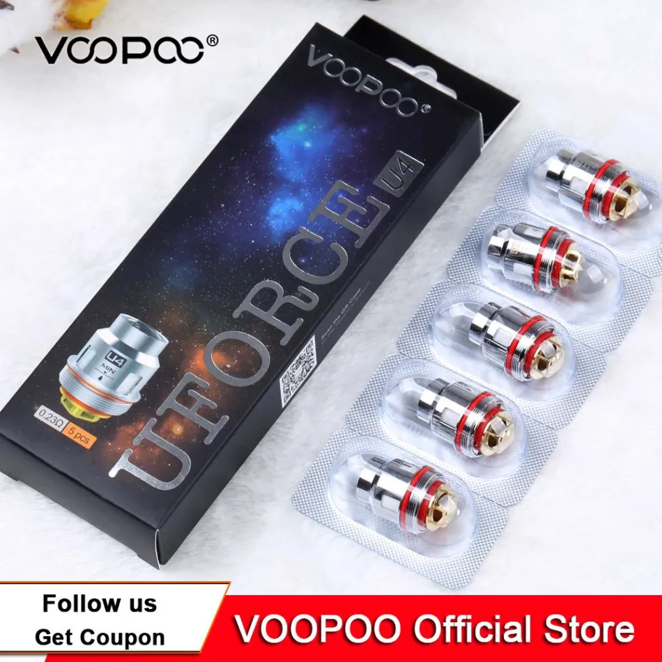 5 шт./упак. VOOPOO Uforce U2 U4 N1 N2 N3 P2 сменная катушка для Voopoo Uforce бак Voopoo перетащите 2 комплекта Voopoo перетащите мини комплект