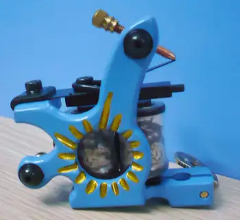 

10Pcs/lot Pro Casting Iron Tattoo Machine 10 Wraps coil stainless steel Tattoos Body Art Gun Coil Machine LPC-ITM-7024-4D