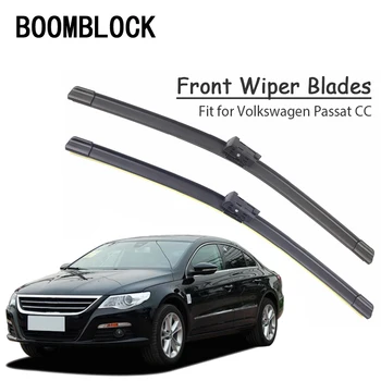 

2x Auto Car Windshield Rubber Wiper Blade Refit For Volkswagen Passat CC 2008-2011 2012 2013 2014 VW Cleaning Tool Accessories