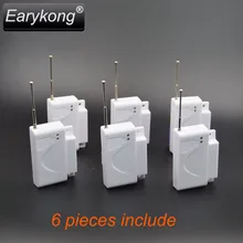 Free shipping High quality GSM Alarm System 433Mhz new 6pcs wireless Door magnetic sensor Home Burglar Security Alarm System