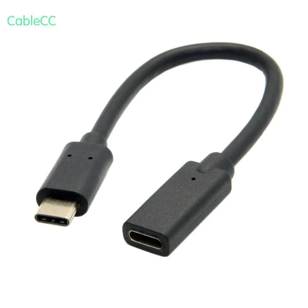 Удлинительный кабель USB Type C 30 см 3 1 шнур для MacBook и Google|Компьютерные кабели
