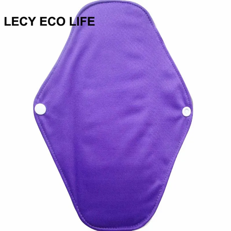 LECY ECO LIFE моющиеся гигиенические салфетки прокладки для менструального периода, 10 цветов mama прокладки с органическим бамбуковым хлопком внутри