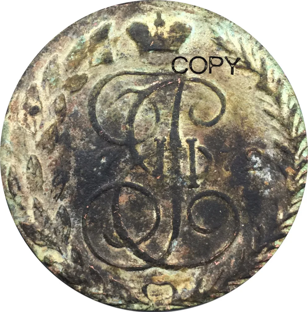 Россия 5 коперок EM 1772 Кэтрин II копия монет из красной меди|coin coins|coin replicacoins russia |