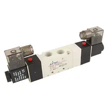 Розничная по 1 4V330C-10 AC110V 5Way 3 позиции Двойной Электромагнитный пневматический клапан 3/" BSPT