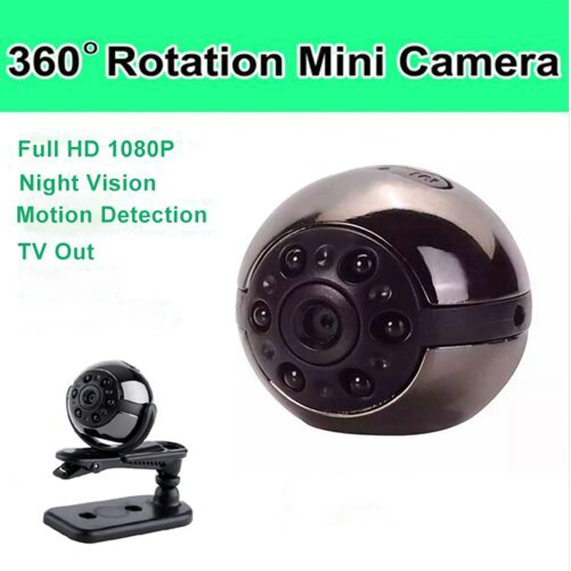 SQ9 Мини HD 1080 P Камера видеорегистратор DV Спорт Ночное видение DVR видеокамера Mini DV 360 градусов вращения голос видео регистраторы Infrare