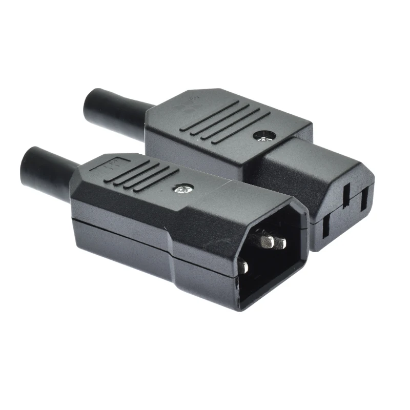 Электрические 250v 10A стандарт Медь IEC320 C13 C14 AC Мощность Шнур кабель Мужской Женский