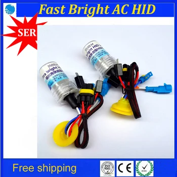 

Free Shipping New 12V 55W Fast Start H1,H7 Xenon bulb Super Bright 5500K Fast Start H3,H11 HID XENON BULB Lamp Factory Promotoin