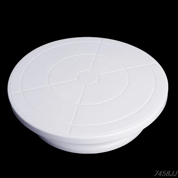 

11" Rotating Revolving Cake Plate Decorating Turntable Kitchen Display Stand G03 Drop ship