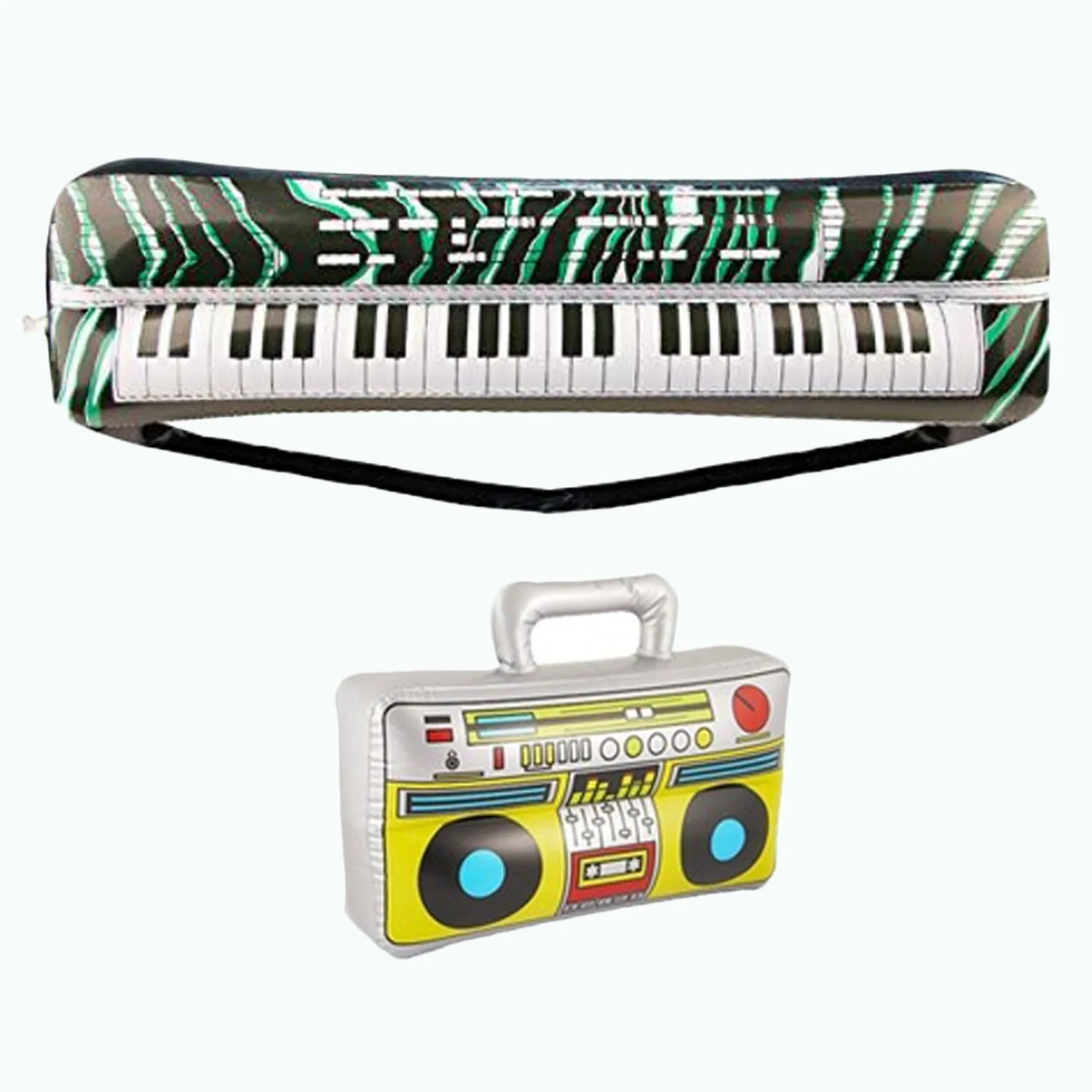 14cps красочная надувная гитара саксофонный микрофон пианино клавиатура музыкальные воздушные шары Игрушка для бассейна вечерние