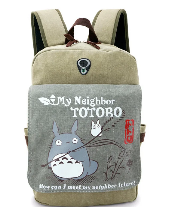 

2018 My Neighbor Totoro Backpacks Cosplay Accessory Anime Daily Bag Cartoon Tonari no Totoro Travel Bags