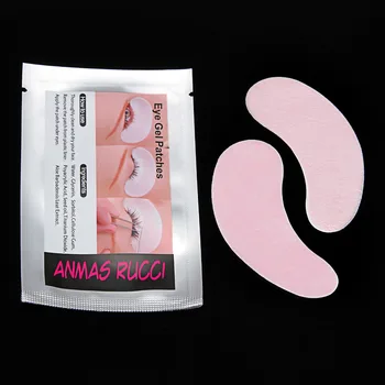 

ANMAS RUCCI Brand 50 /20pairs lot Under Eye Pad Patch Eyelash Extension Paper Tapes Make Up Tools Pink