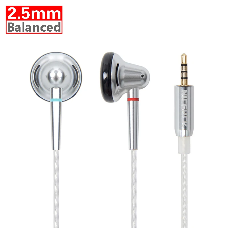 

NICEHCK EB2 2.5mm Balanced Version Earbud HIFI Metal Earphone 14.8mm Dynamic Driver NICEHCK Second Flagship Earbud NICEHCK EBX