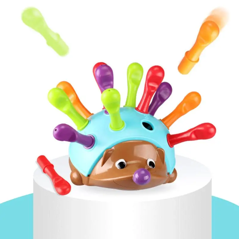 

1Set Fine Motor Game Toy Children Hedgehog Puzzle Doll Concentration Training Hand-eye Coordination Toy Early Education Toys