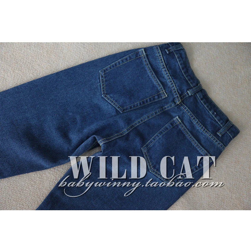Винтажные классические Хепберн Стиль Высокая талия Тонкий пакет бедра темно-голубые обтягивающие джинсы бойфренд длинные брюки женские