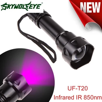 

2019 Shining Hot Selling Drop Shipping Outdoor UF-T20 Cree Infrared IR 850nm Night Vision Zoom Led Flashlight Lamp