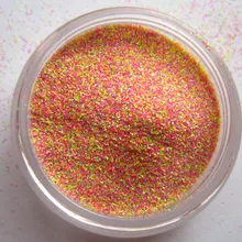 Небольшой размер розовый желтый и фиолетовый растворителям Блеск Смесь для ногтей Книги по искусству