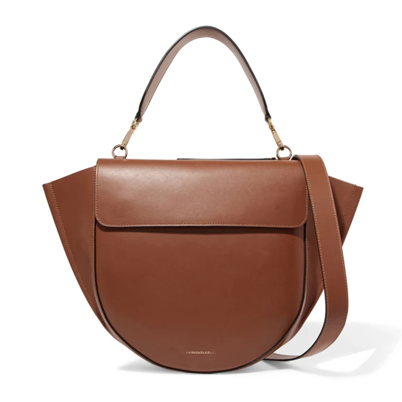 

Semicircle Saddle Bags for Women Handbags Irregular PU Leather Shoulder Messenger Bags Lady Girls Large Capacity Bolsa