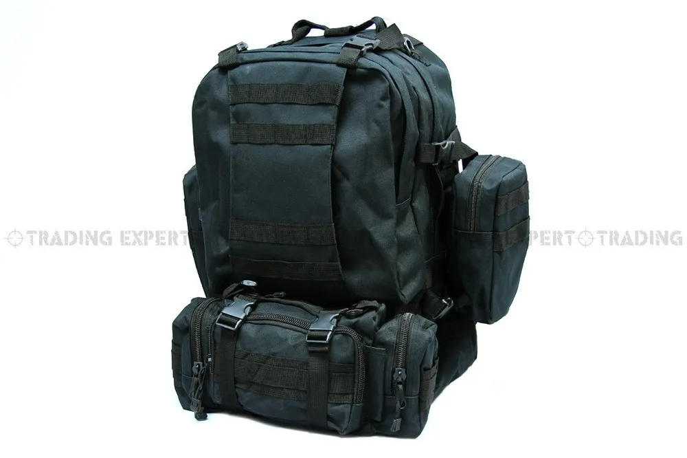 Открытый военный тактический рюкзак армия США Тактический Молл Нападение рюкзак сумка Мультикам ACU темно-зеленый BK [CG-01]