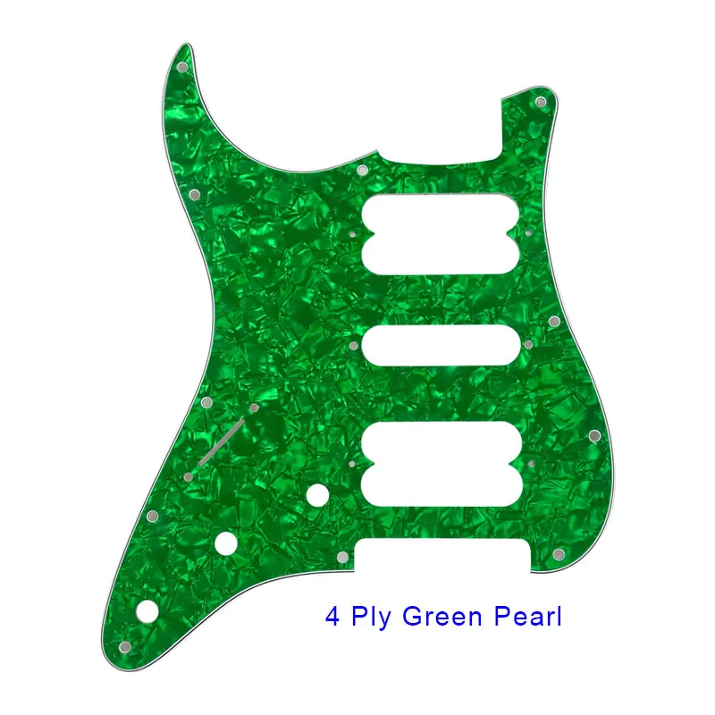 4 ply green pearl st hsh pickguard