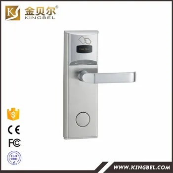 

High security stainless steel door handle lock for hotel