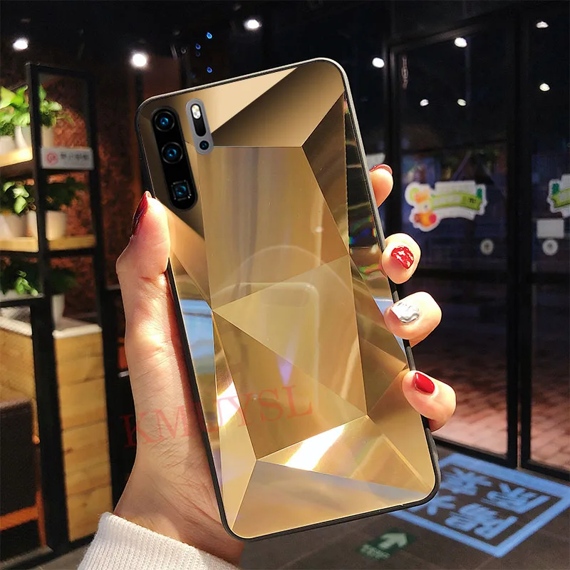 Diamond Mirror Case For Huawei P30 Pro P30 P20 Lite Mate 20 10 Lite P Smart Plus Y6 Y7 Pro Y7 Prime Y9 2019 On Honor 10i Cover