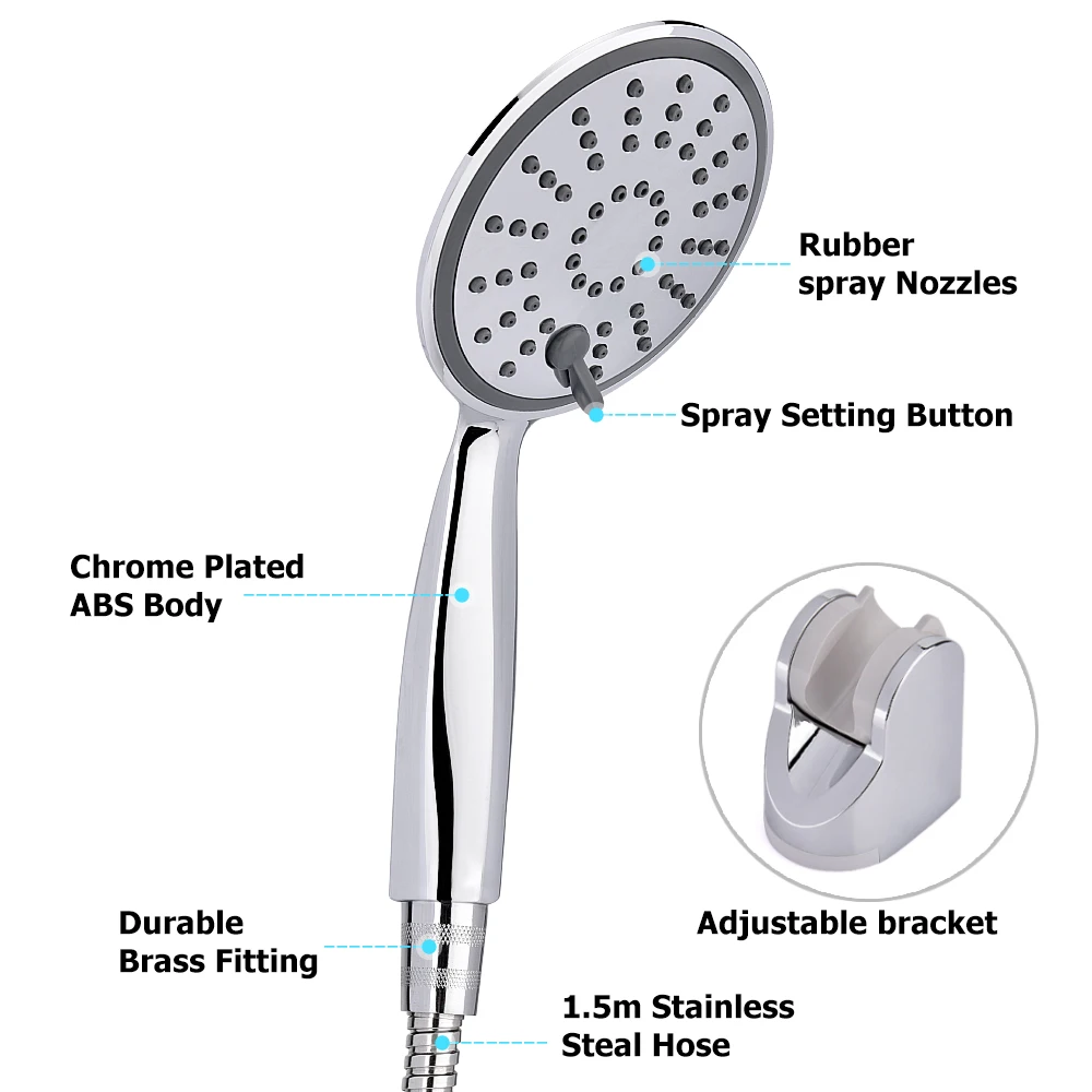 Новое поступление Насадки для душа комплект Аксессуары для ванной комнаты 3 Режим Функция водолечение душ ручной Насадки для душа со