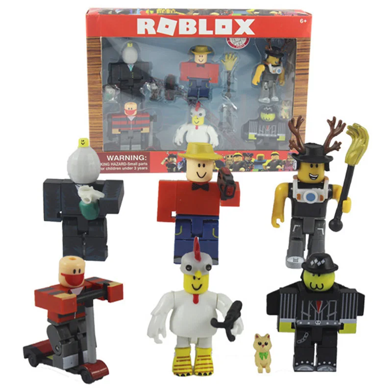 

4pcs/set Roblox Masters Figure Jugetes 2019 7cm PVC Roblox-game Minecraft Figurines Heroes of Robloxia Roblox Figuras Toys