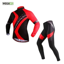 WOSAWE весна и осень мужская спортивная одежда с длинным рукавом Велоспорт Джерси дышащая 4D мягкий горный велосипед рубашка Спортивная одежда