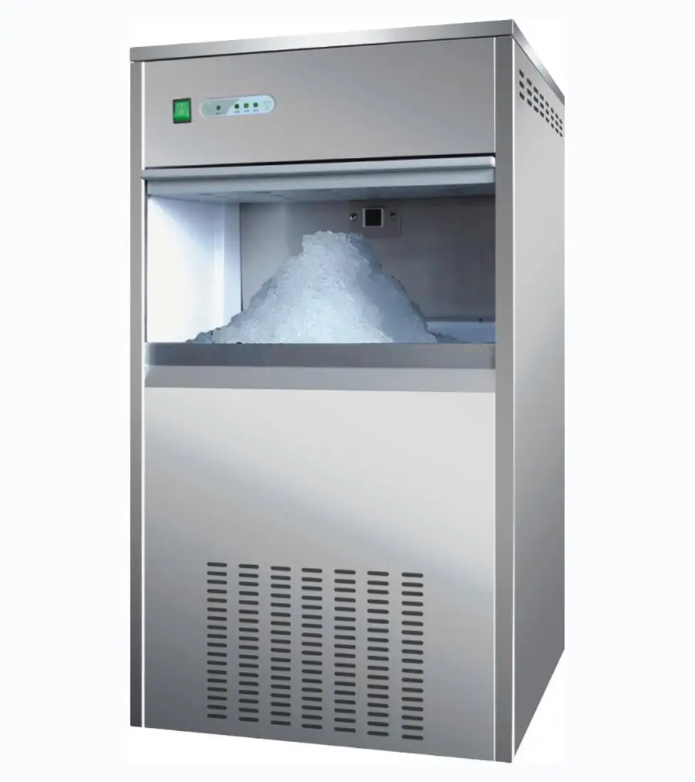 Commercial Snow Flake Ice Maker Making Machine 100KG/24h 40KG Storage Capacity te commercial snow flake ice maker making machine 100kg 24h 40kg storage capacity te