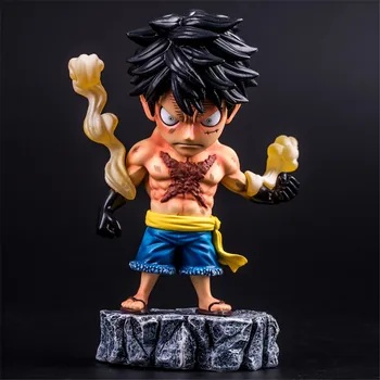 

17cm Anime Gangland Luffy Tattoos PVC Action Figure Collection Model Toys