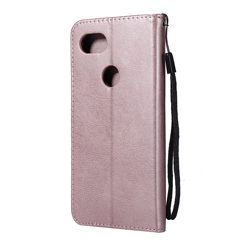 Luxury Plain PU Leather Flip Case For Google Pixel 2 XL Protective Wallet Cover For Google Pixle 2XL With Credit Cards Coque     (10)