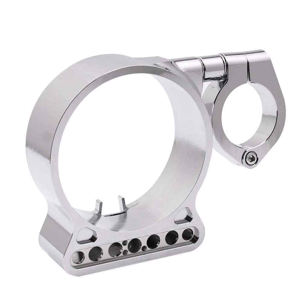 

Chrome 39mm Side Mount Speedo Relocation Bracket Fit For Harley Forty Eight Seventy Two Sportster XL 883 1200 48