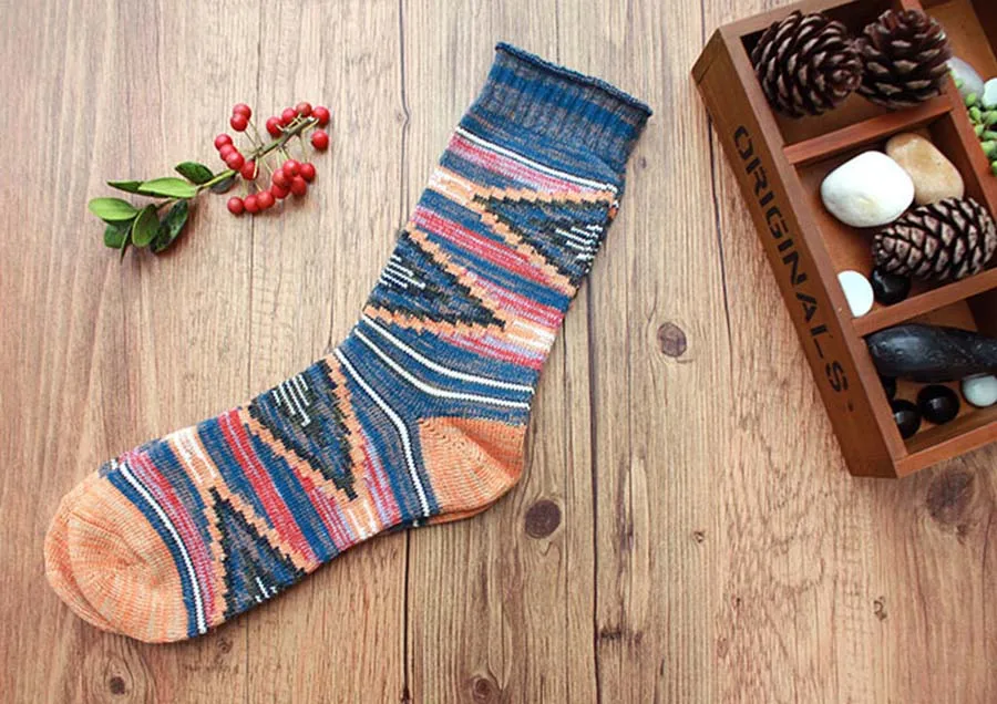 [COSPLACOOL] Мужские модные носки в национальном стиле Харадзюку Meias высококачественные удобные дышащие носки Sokken Calcetines - Цвет: 3