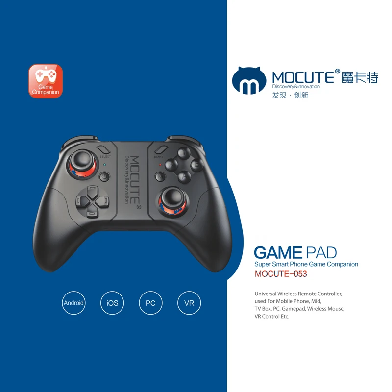 Mocute 053 Game Pad Bluetooth Gamepad Pubg Controller Mobile Trigger Joystick For iPhone Android Cell Phone PC Joypad Dzhostiki Mocute 053 Game Pad Bluetooth Gamepad Pubg Controller Mobile Trigger Joystick For iPhone Android Cell Phone PC Joypad Dzhostiki