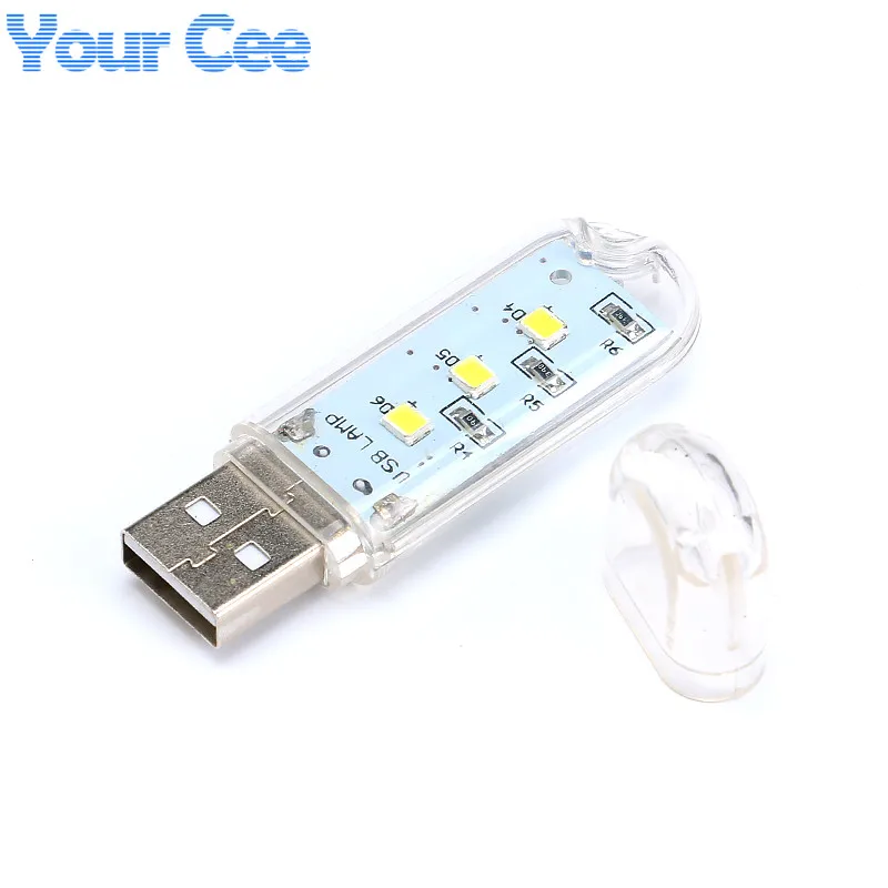 

2 pcs Mini LED Night Light Portable USB Light Computer Laptop Power Bank Lamp Parallel Connection 5V 1.7W