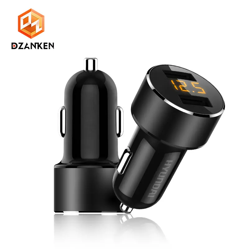 

Car USB Charger Cigarette Lighter Splitter Quick Charge 3.1A Multi-Function Digital Display Car Charger Dual Usb Charging Power