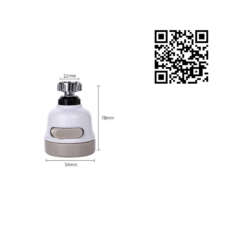 Vanzlife kitchen shower the faucet extender home water-saving sprayer water tap filter a nozzle for the crane children