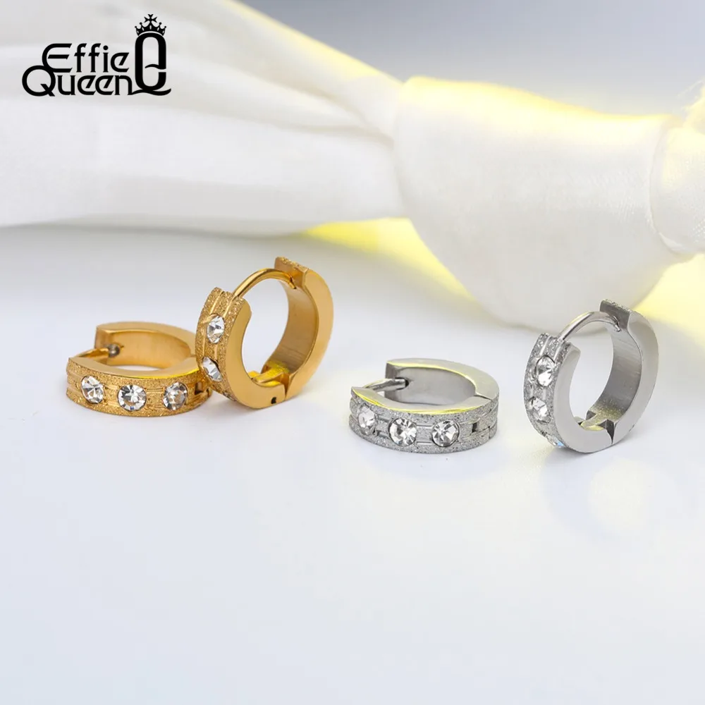 Уникальные круглые серьги Effie Queen 2019 для пирсинга женские золотого цвета