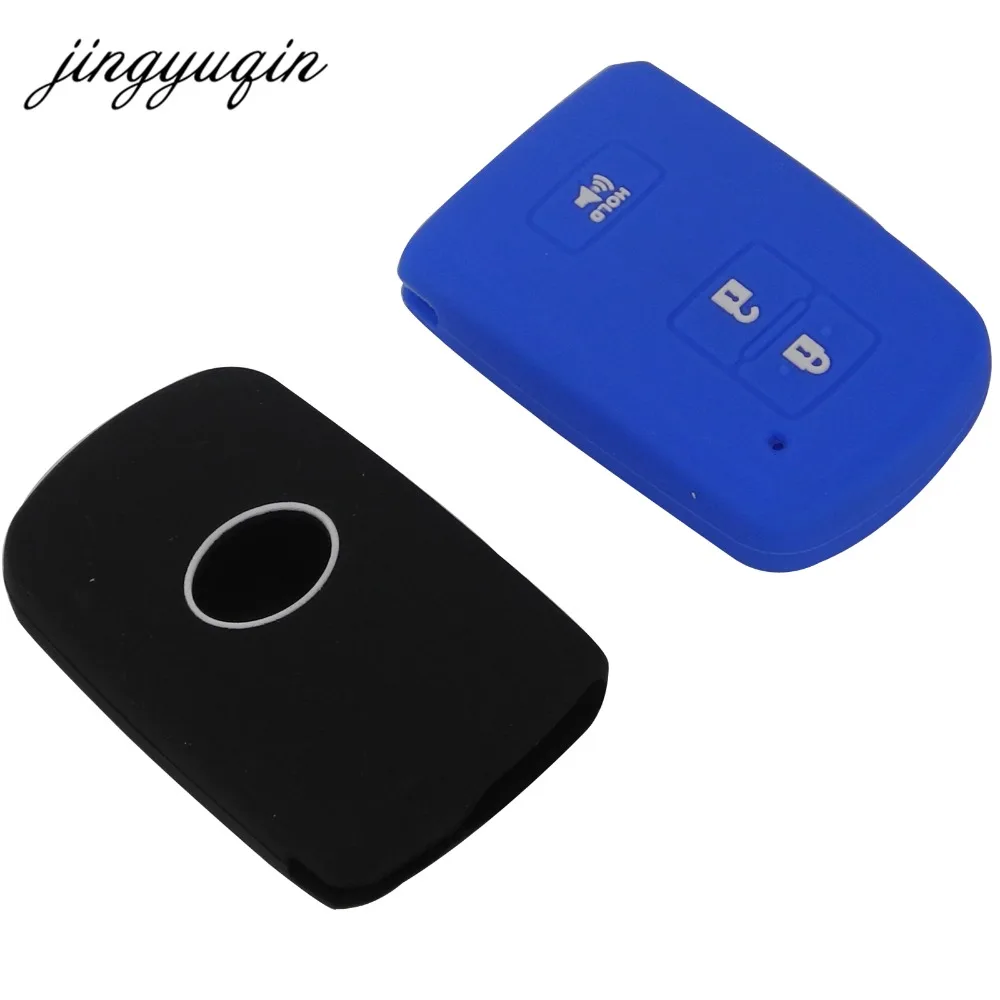 Keyforkess 30pc Smart Fob custodia protettiva per telecomando custodia in Silicone per Toyota Tacoma Land Cruiser Camry Avalon Car Styling Protector Wallet 7 2 -