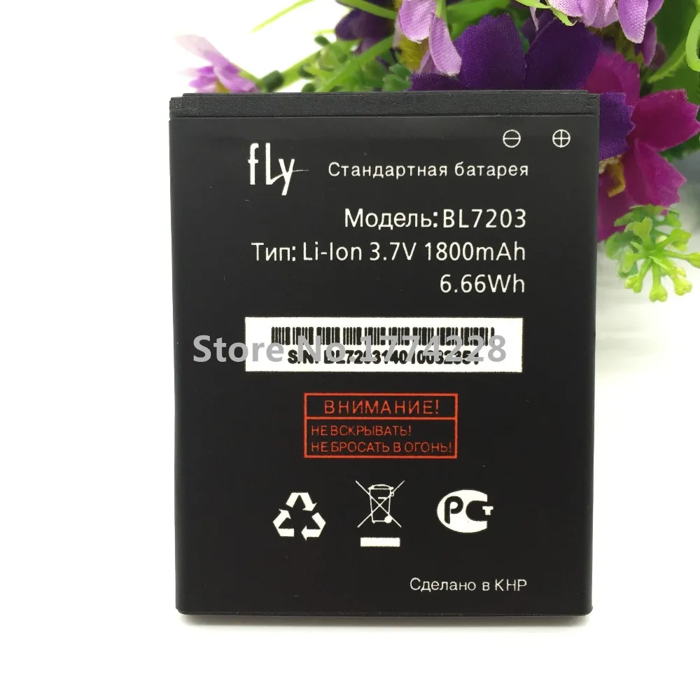 MLLSE 3,7 V 1800mAh 6.66Wh BL7203 BL 7203 Аккумулятор для Телефона Fly IQ4405 IQ4413