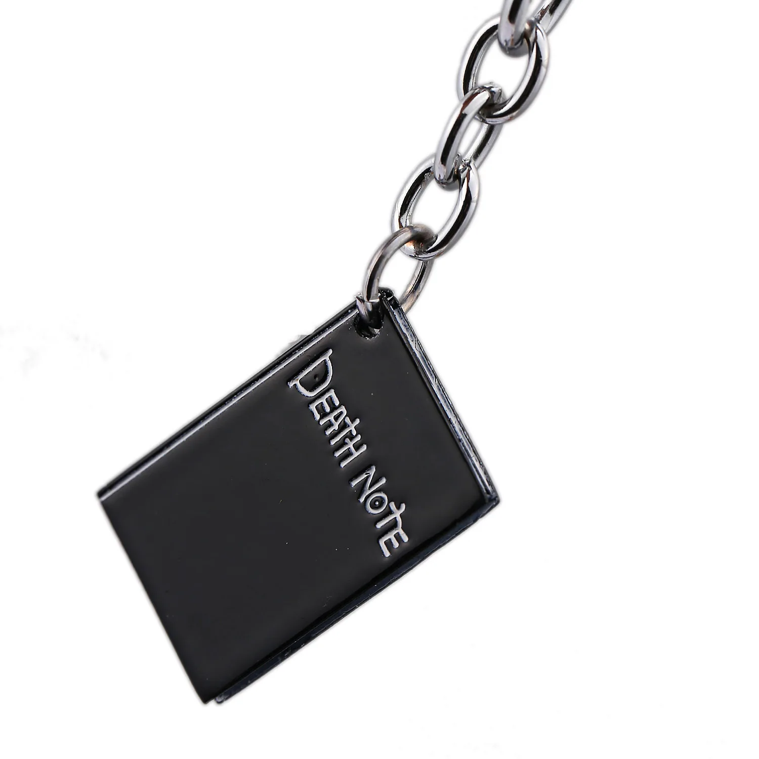 Japanese Anime keychains Death Note Lettering Black Notebook Keychain cosplay Theme Party Memorial Decoration Gifts keyring