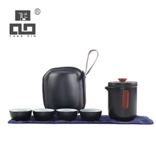 TANGPIN ceramic teapot tea cups chinese a tea set portable travel tea set with bag