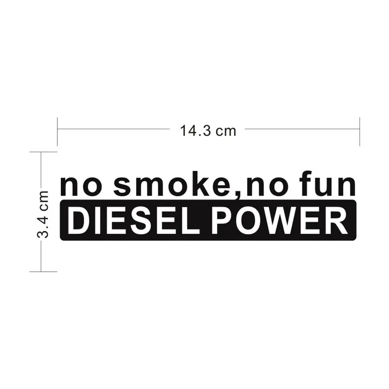 14 5 см * 3 4 модные нет дыма без весело DIESEL мощность виниловые украшения автомобиля