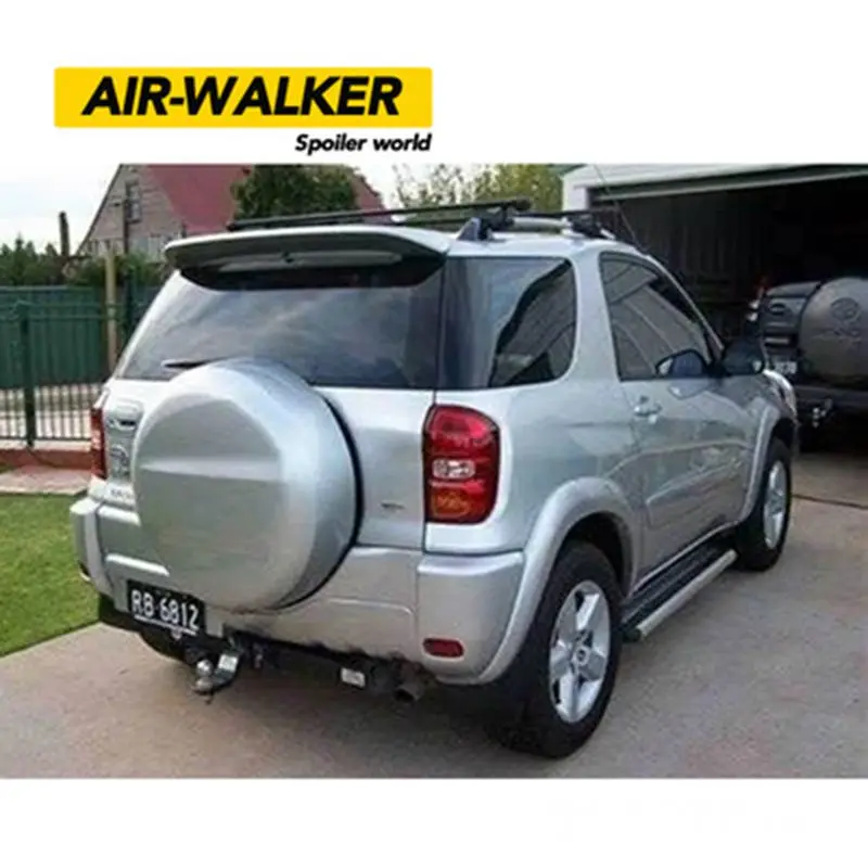 

MONTFORD Car Styling For Toyota RAV4 RAV 4 2001 2002 2003 2004 Auto ABS Plastic Unpainted Color Rear Trunk Wing Lip Spoiler