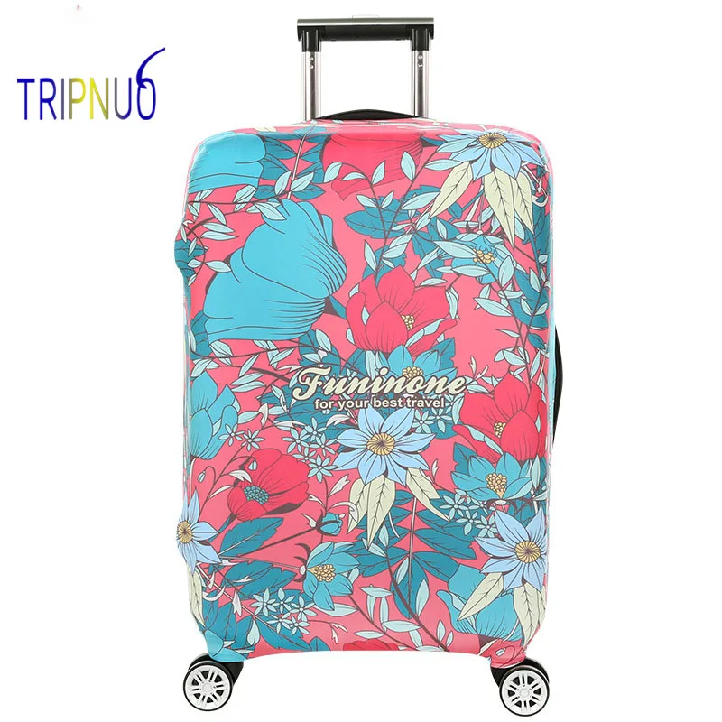 Эластичный чехол TRIPNUO для багажа чемодана на колесиках с цветами подходит женщин