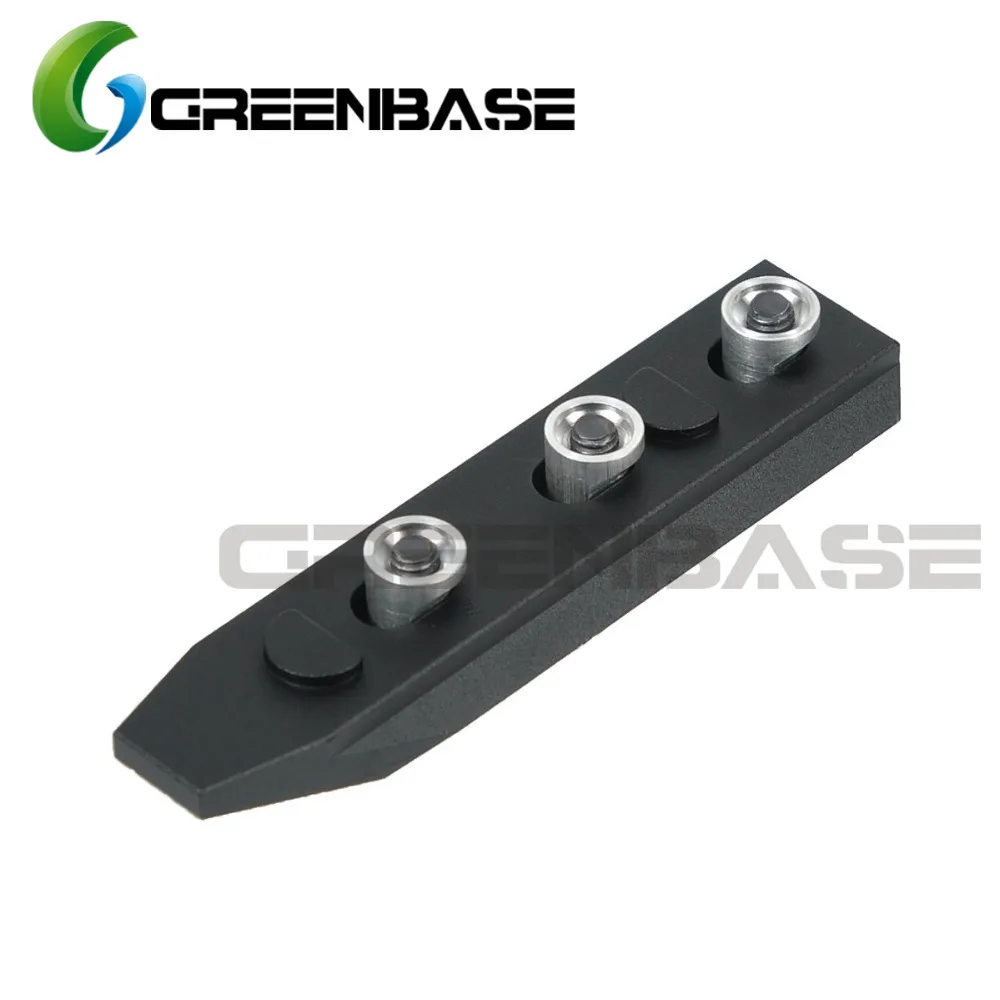 Greenbase Keymod Rail Охотничьи аксессуары 5 слотов Keymod Handguard Rail для URX 4,0 Quad Rail Black/Dark Earth