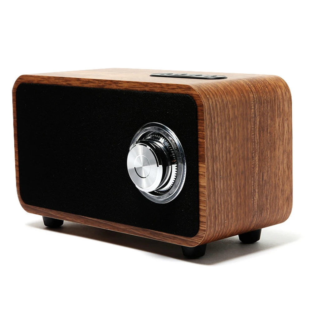 Wireless Bluetooth Vintage Speaker Wood Portable Audio HiFi Stereo Music Subwoofer Computer Speakers with Mic TF Card MP3 Player Wireless Bluetooth Vintage Speaker Wood Portable Audio HiFi Stereo Music Subwoofer Computer Speakers with Mic TF Card MP3 Player